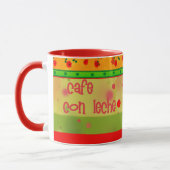 Colorful Mexican Theme Green Red Orange Mug Tasse (Links)