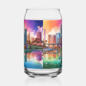 Colorful Miami Skyline Dosenglas (Links)