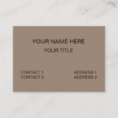 Colorful Mid Century Modern Geometric Visitenkarte (Rückseite)