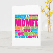 Colorful Midfrau Karte (Gelbe Blume)