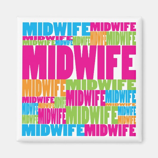 Colorful Midfrau Magnet (Vorne)