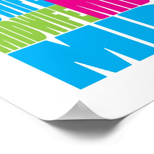 Colorful Midfrau Poster (Ecke)