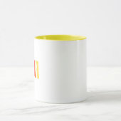 Colorful Minimal Mama Typography Tasse (Zentrum)