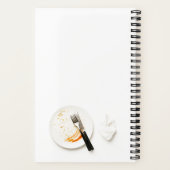 Colorful Minimalist Yummy Favorite Recipes Notizblock (Rückseite)