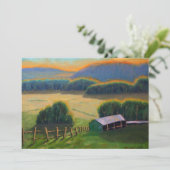 Colorful Missouri Ozark Einladung (Stehend Vorderseite)