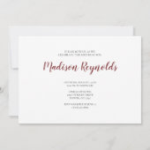 Colorful Missouri Ozark Einladung (Rückseite)