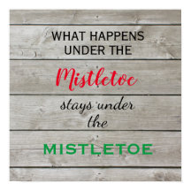 Colorful Mistletoe Holiday