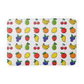 Colorful Mixed Fruit Pattern Badematte (Vorderseite)