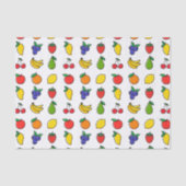 Colorful Mixed Fruit Pattern Seidenpapier (Vorderseite)