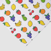 Colorful Mixed Fruit Pattern Seidenpapier (Ausschnitt)