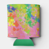 Colorful Modern Abstract Art Bridal Shower Custom Dosenkühler (Rückseite)