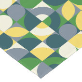 Colorful Modern Bauhaus Abstract Geometric Pattern Kurzer Tischläufer (Ecke)