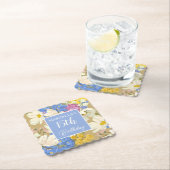 Colorful Modern Floral Blooms 15th Birthday Party Untersetzer (Vor Ort)