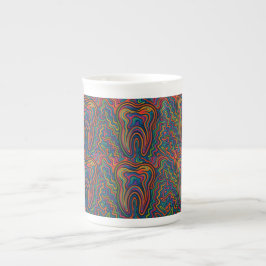 Colorful Molar Dental Mug Porzellantasse