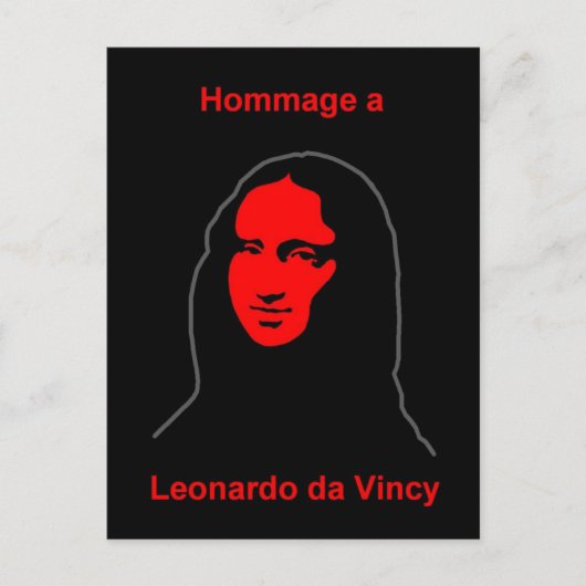 Colorful Mona Postkarte (Vorderseite)