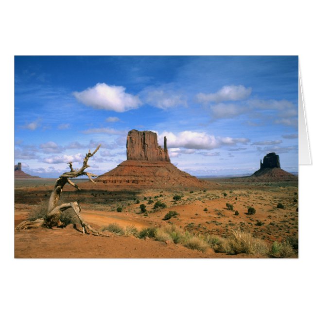 Colorful Monument Valley Mittens in Utah USA (Vorderseite (Horizontal))