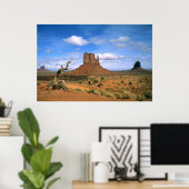 Colorful Monument Valley Mittens in Utah USA Poster (Heimbüro)