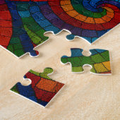 Colorful Mosaic Swirls Puzzle (Seite)
