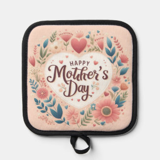 Colorful Mother's Day Pot Holder Topflappen