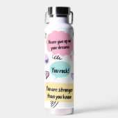 Colorful Motivational Quotes Trinkflasche (Vorne)