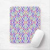 Colorful mouse pad features an intricate floral  mousepad (Mit Mouse)