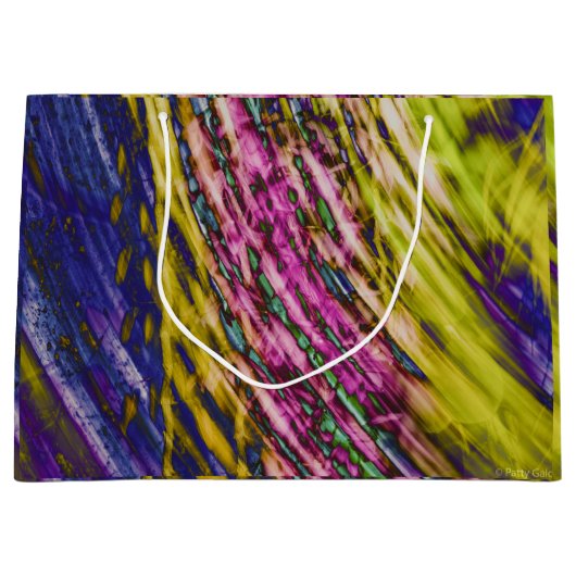 Colorful movements Gift Bag Große Geschenktüte (Vorderseite)