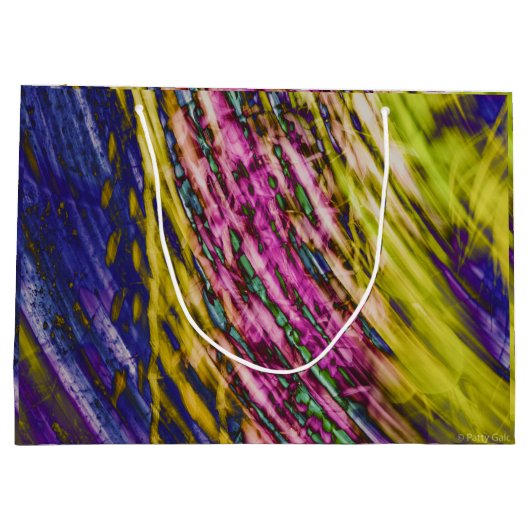 Colorful movements Gift Bag Große Geschenktüte (Rückseite)