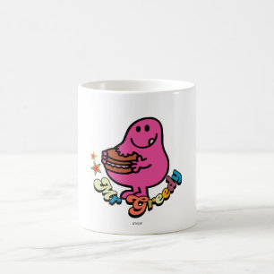 Colorful Mr. Greedy Eating Kaffeetasse
