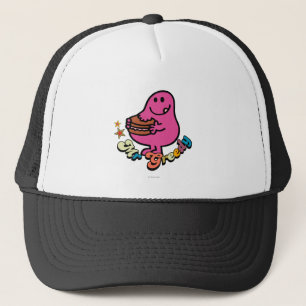 Colorful Mr. Greedy Eating Truckerkappe