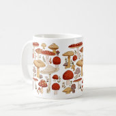 Colorful mushrooms party kaffeetasse (Vorderseite Links)