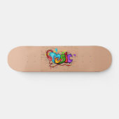 Colorful Music Graffiti Skateboard (Horizontal)