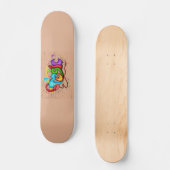Colorful Music Graffiti Skateboard (Vorderseite)