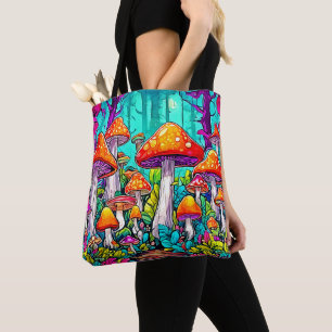 Colorful Mystic Shroom Artwork Tasche