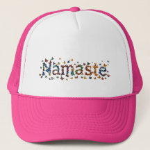Colorful Namaste Butterflies - Yoga Lover Graphic