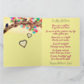 Colorful Nature Heart Mother's Day  Karte (Innenseite)