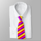 Colorful Neck Tie Neon Colors Rainbow Krawatte (Gebunden)