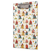 Colorful Neighborhood Houses Realtor Klemmbrett (Links)