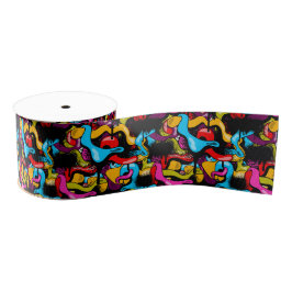 Colorful Neon Graffiti Hip Hop Street Art Ripsband