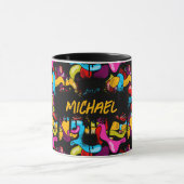 Colorful Neon Graffiti Hip Hop Street Art Tasse