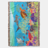 Colorful Ningaloo Reef Decke (Vorderseite Vertikal)