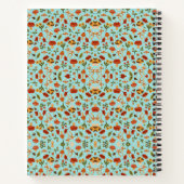 Colorful notebook with a detailed floral pattern notizblock (Rückseite)
