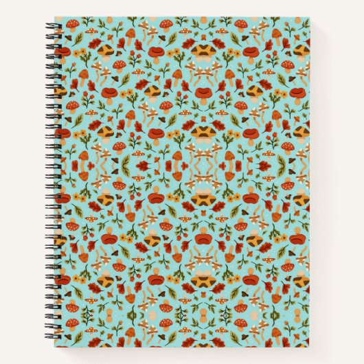 Colorful notebook with a detailed floral pattern notizblock (Vorderseite)