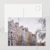 Colorful Notting Hill Apartments in London Postkarte (Vorne/Hinten)