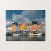 Colorful Nyhavn Waterfront Kopenhagen Dänemark Puzzle (Horizontal)