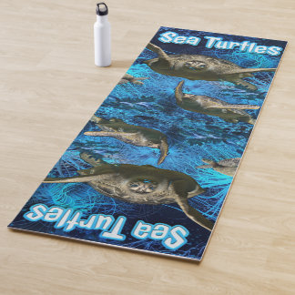 Colorful Ocean Sea Turtles Yogamatte