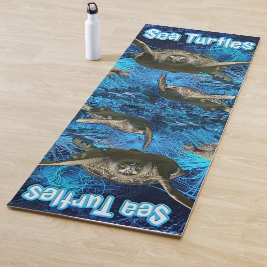 Colorful Ocean Sea Turtles Yogamatte (Beispiel)