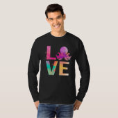 Colorful Octopus Mom Octopus T-Shirt (Vorne ganz)