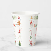 Colorful Oh, was Spaß 1. Weihnachts-Niedliche Gebu Pappbecher (Links)