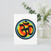 Colorful_Om Postkarte (Stehend Vorderseite)