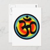 Colorful_Om Postkarte (Vorne/Hinten)